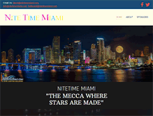 Tablet Screenshot of nitetimemiami.com